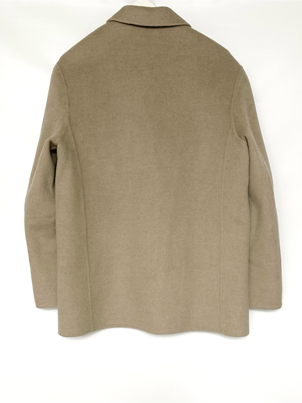 ANINE BING Quinn Wool& Cashmere Blazer - Oatmeal Melange - Picture 4 of 9